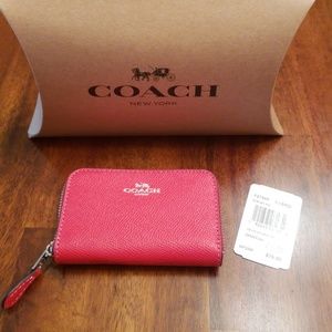 Coach Zip Around Coin Case
